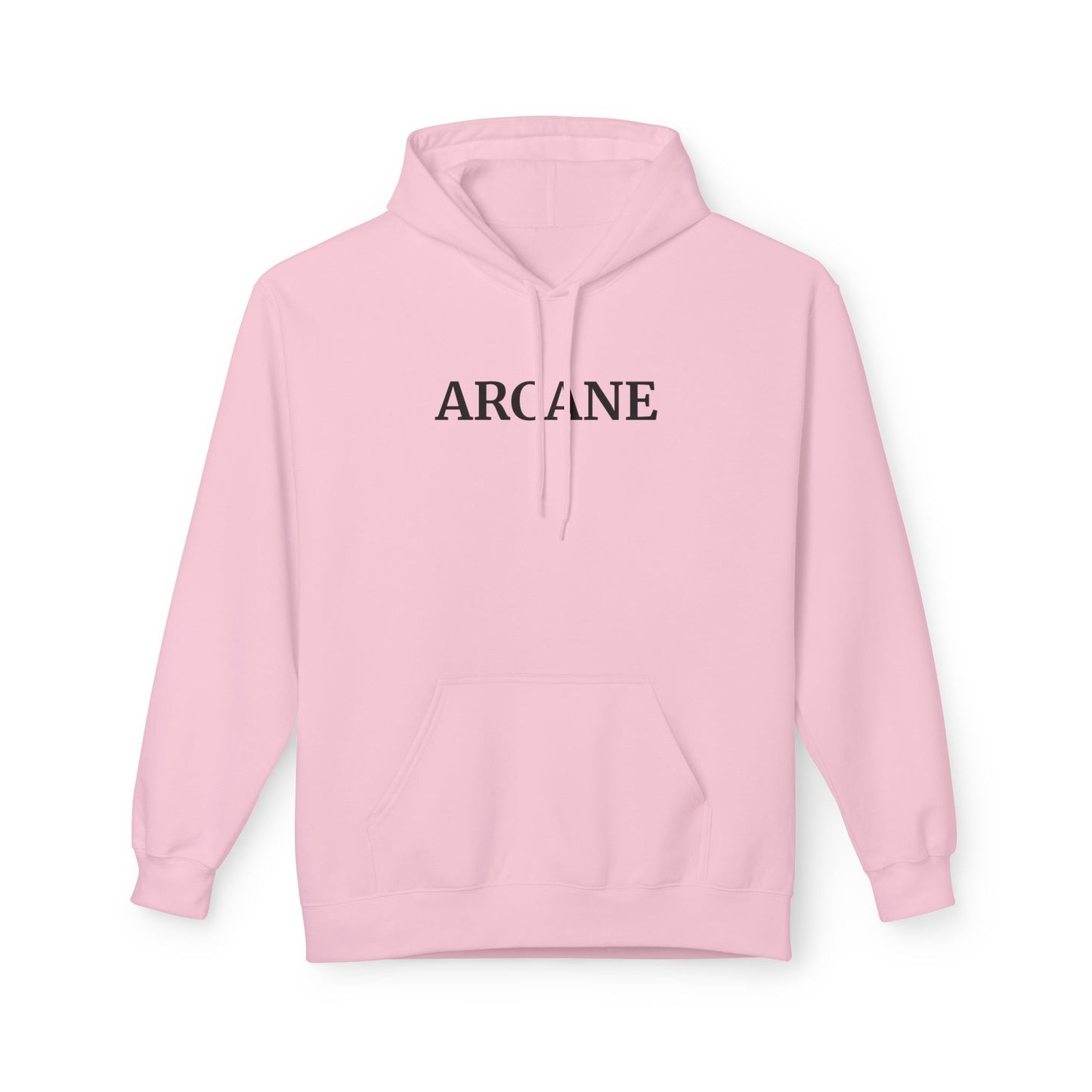 ARCANE Hoodie (Brustprint) – Unisex Midweight Fleece | Nachhaltige Streetwear mit Komfort & Stil