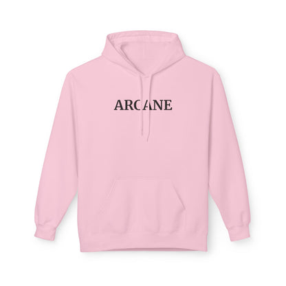 ARCANE Hoodie (Brustprint) – Unisex Midweight Fleece | Nachhaltige Streetwear mit Komfort & Stil