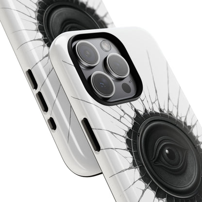 Surreal Eye Speaker Handyhülle – Kreatives Lautsprecher-Augen Design für Musik- & Kunstfans – Schutzhülle für iPhone & Android"