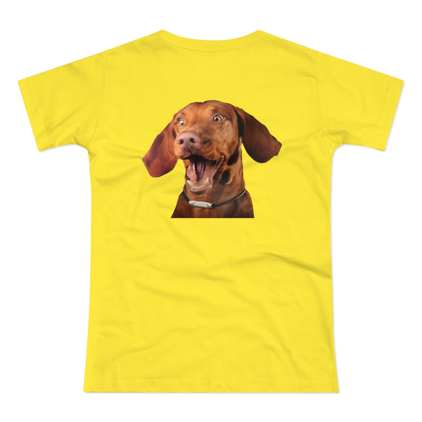 Happy Vizsla – Lustiges Hunde T-Shirt mit Vizsla-Motiv | Geschenk für Hundefans & Tierfreunde