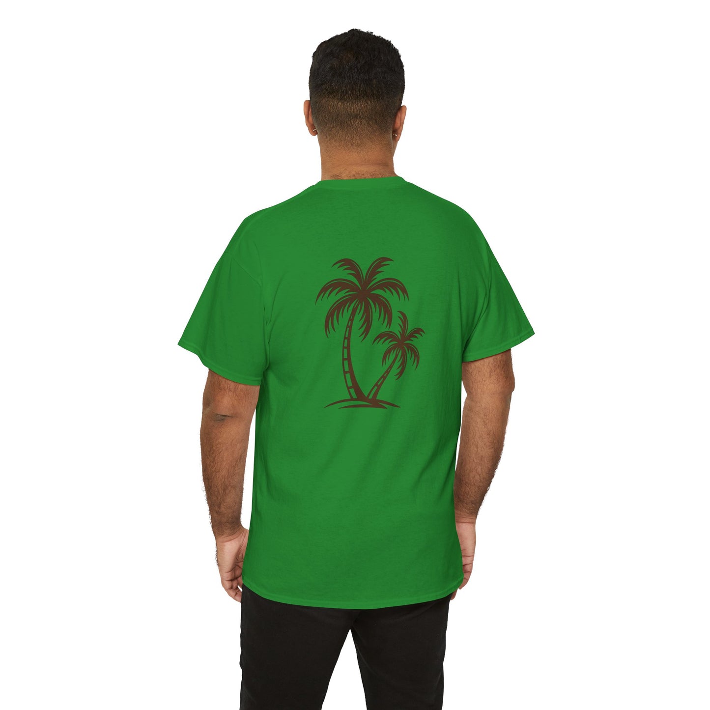 Palmen T-Shirt Unisex – Sommerliches Strandmotiv im Boho Look | Tropisches Design aus 100 % Baumwolle