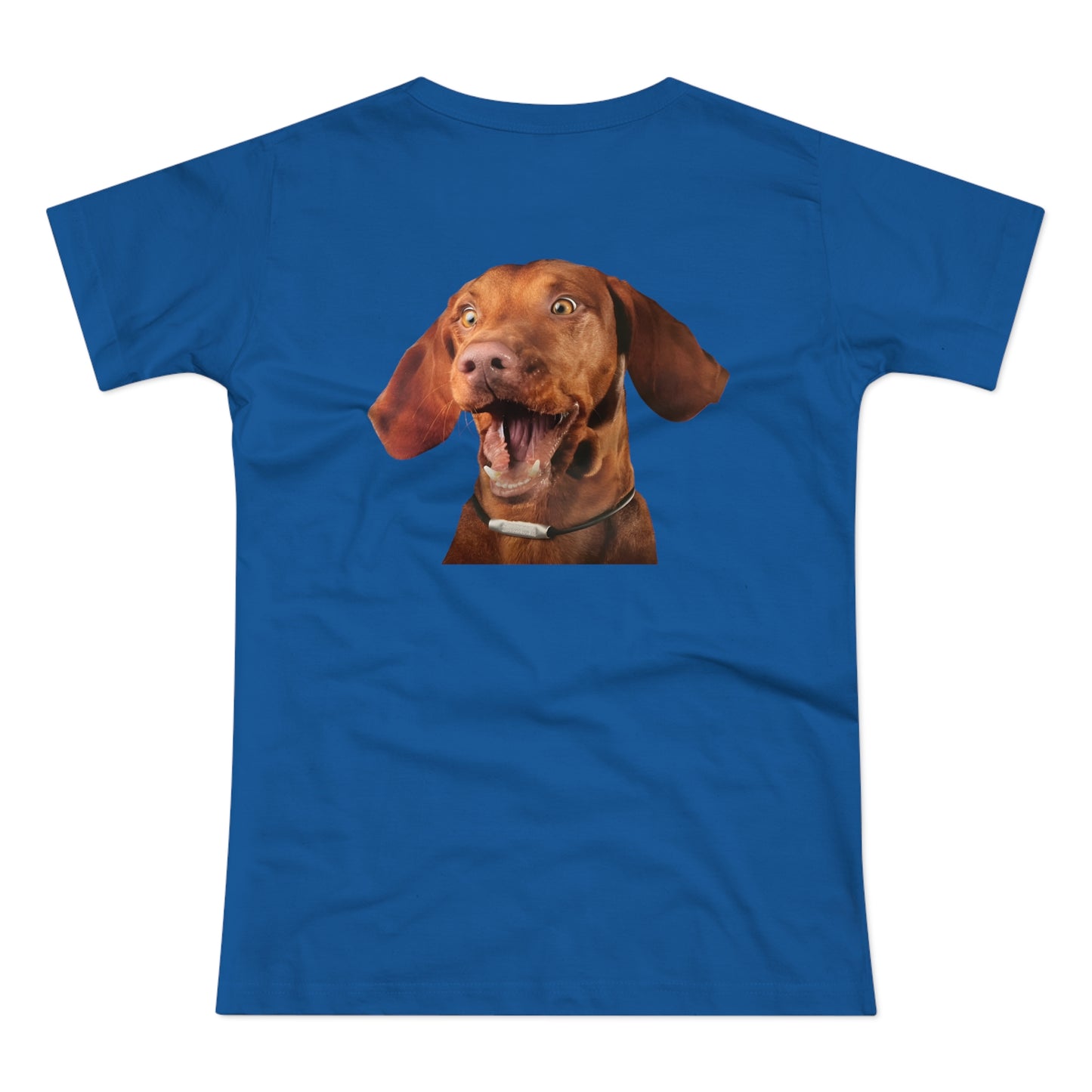 Happy Vizsla – Lustiges Hunde T-Shirt mit Vizsla-Motiv | Geschenk für Hundefans & Tierfreunde