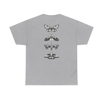 T-Shirt mit Schmetterlingsdesign - Baumwolle, Streetwear Style, Unisex