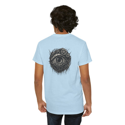 Biomechanisches Auge T-Shirt Unisex – Cyberpunk Zahnräder & Drähte Design | Futuristisches Cyborg Shirt für Sci-Fi & Gothic Fans