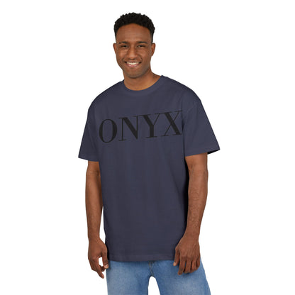 ONYX T-Shirt (Brustprint) – Minimalistisches Oversize Streetwear Design für Damen & Herren