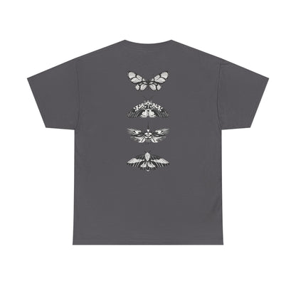 T-Shirt mit Schmetterlingsdesign - Baumwolle, Streetwear Style, Unisex