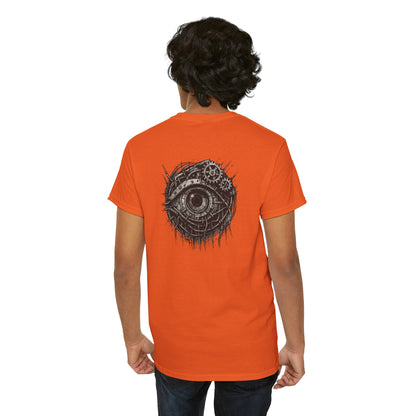 Biomechanisches Auge T-Shirt Unisex – Cyberpunk Zahnräder & Drähte Design | Futuristisches Cyborg Shirt für Sci-Fi & Gothic Fans