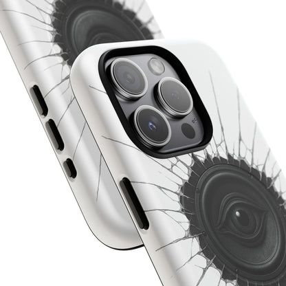 Surreal Eye Speaker Handyhülle – Kreatives Lautsprecher-Augen Design für Musik- & Kunstfans – Schutzhülle für iPhone & Android"