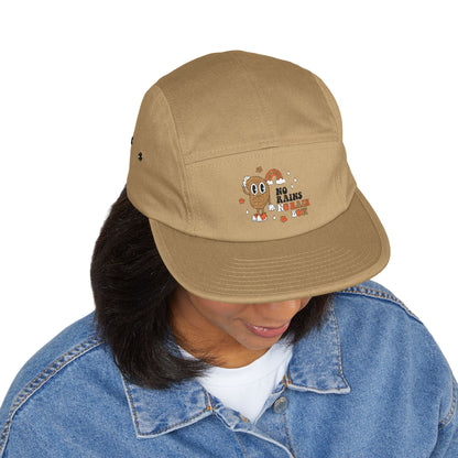 No Rains No Rainbow – 5-Panel Cap mit Stickerei