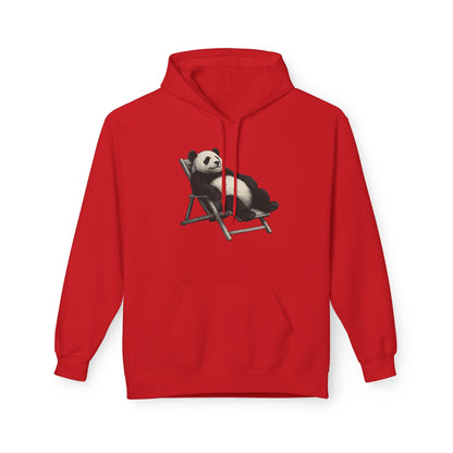 Chillender Panda (Brustprint) - Unisex Midweight Fleece | Nachhaltige Streetwear mit Komfort & Stil