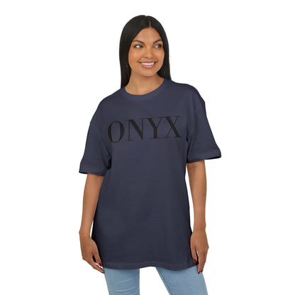 ONYX T-Shirt (Brustprint) – Minimalistisches Oversize Streetwear Design für Damen & Herren