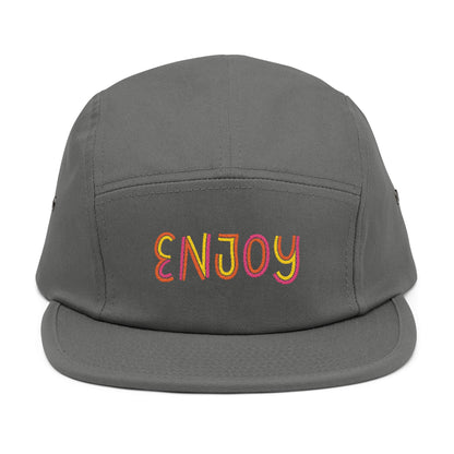 Enjoy – 5-Panel Cap mit Stickerei