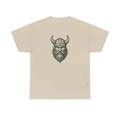 Wikinger T-Shirt Herren Unisex – Nordisches Krieger Design | Viking Skull Shirt | Nordic Mythology Streetwear