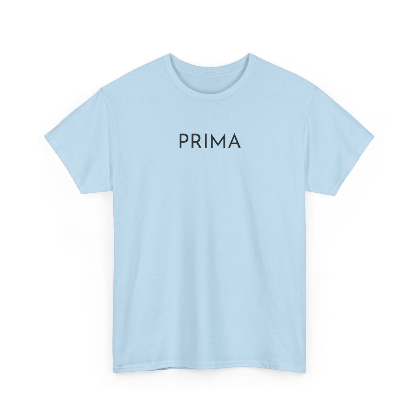 PRIMA T-Shirt (Brustprint) – Unisex Heavy Cotton Tee | Nachhaltige Streetwear aus 100% Baumwolle