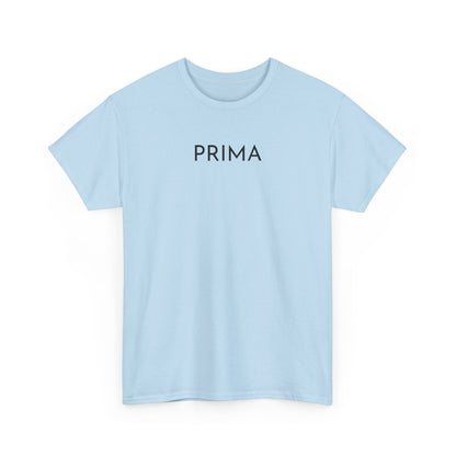PRIMA T-Shirt (Brustprint) – Unisex Heavy Cotton Tee | Nachhaltige Streetwear aus 100% Baumwolle