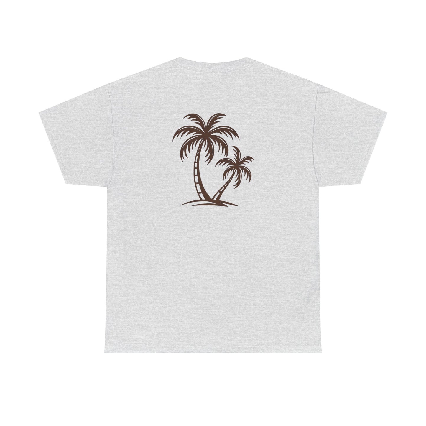 Palmen T-Shirt Unisex – Sommerliches Strandmotiv im Boho Look | Tropisches Design aus 100 % Baumwolle