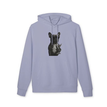 French Bulldog Hoodie (Brustprint) – Lustiger Kapuzenpullover mit Hund & Sonnenbrille – Unisex Streetwear mit Tiermotiv