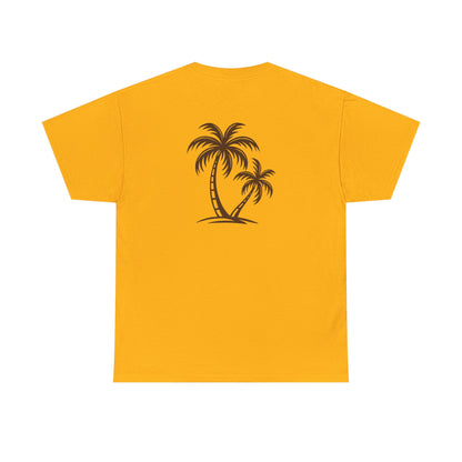 Palmen T-Shirt Unisex – Sommerliches Strandmotiv im Boho Look | Tropisches Design aus 100 % Baumwolle