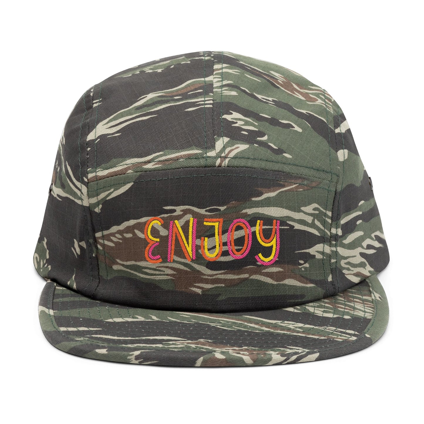 Enjoy – 5-Panel Cap mit Stickerei