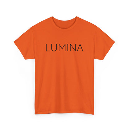 LUMINA T-Shirt Unisex (Brustprint) – Nachhaltiges Heavy Cotton Tee aus 100% Baumwolle, Streetwear Basic & Geschenkidee