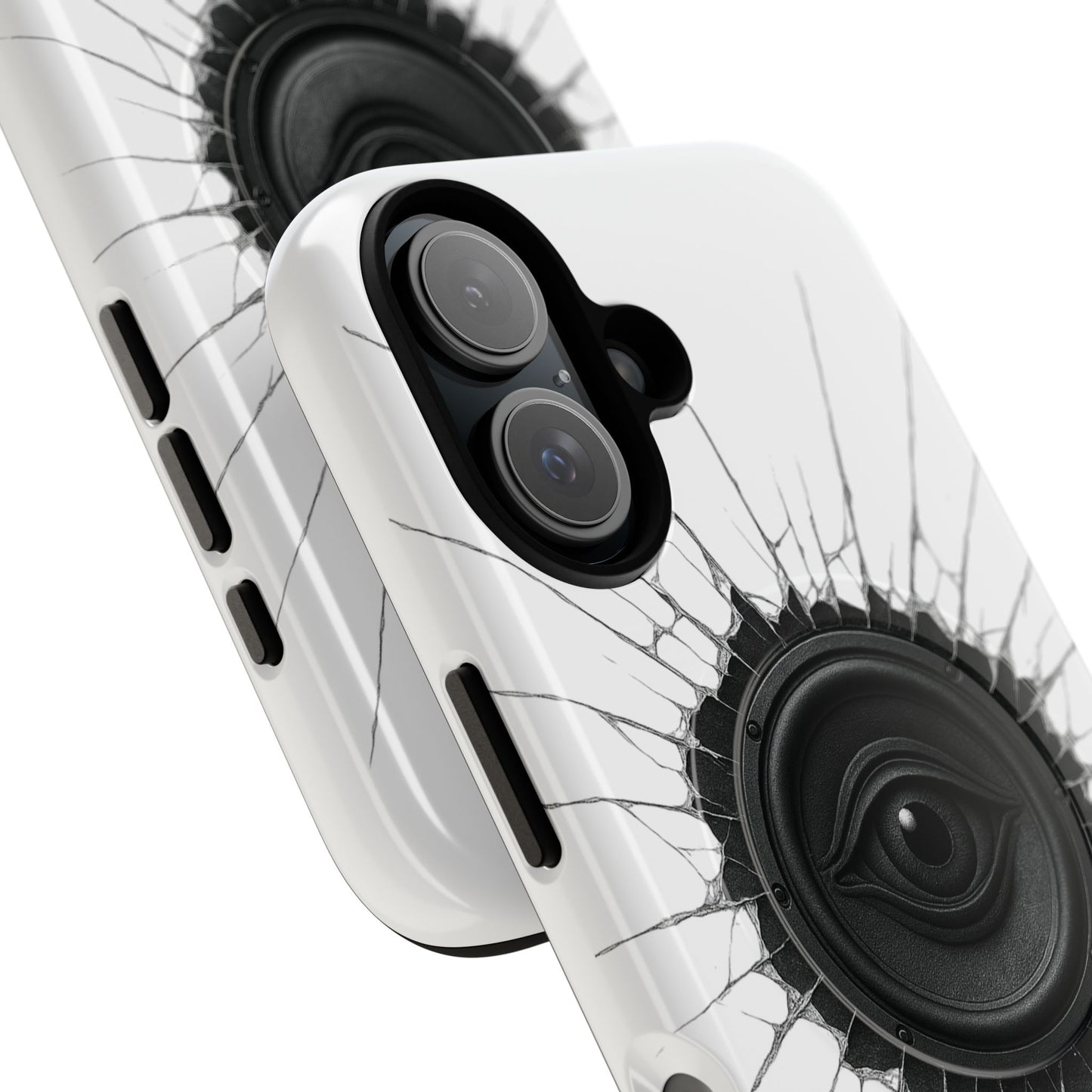 Surreal Eye Speaker Handyhülle – Kreatives Lautsprecher-Augen Design für Musik- & Kunstfans – Schutzhülle für iPhone & Android"