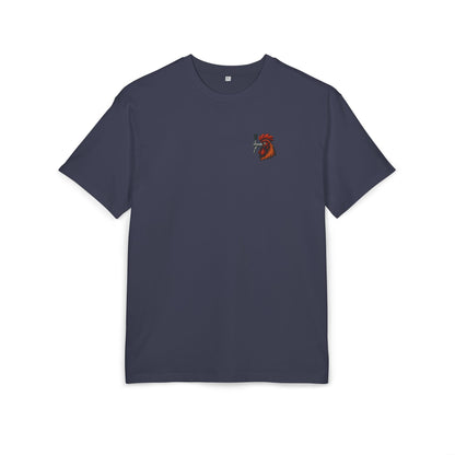 Bierhahn T-Shirt (Brustprint) – Lustiges Hahn mit Zapfhahn Motiv für Bierliebhaber & Grillfans – Unisex Funshirt