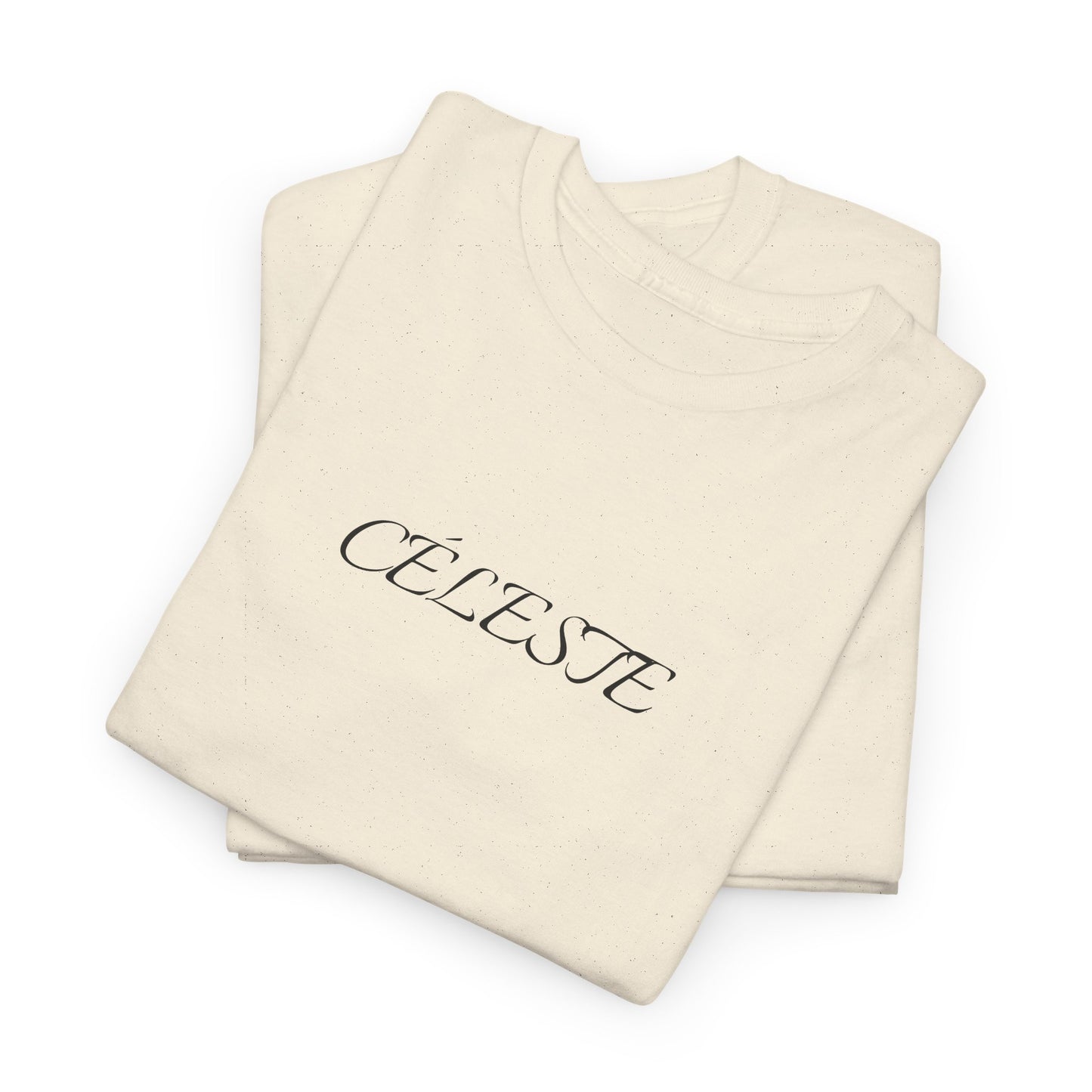 Céleste T-Shirt (Brustprint) – Unisex Heavy Cotton Tee | Nachhaltige Streetwear aus 100% Baumwolle