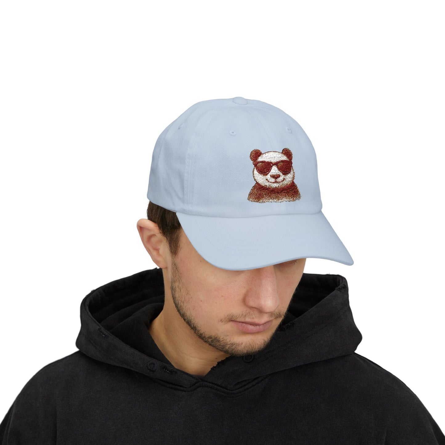 Panda Cap mit Sonnenbrille – Coole Unisex Basecap für Alltag, Streetwear & Festivals
