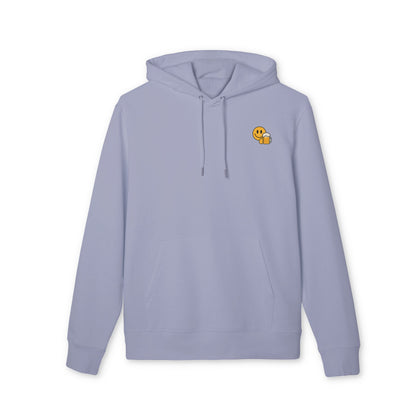 Bier Smiley Hoodie (Brustprint) – Witziger Kapuzenpullover für Männer & Frauen | Party Outfit