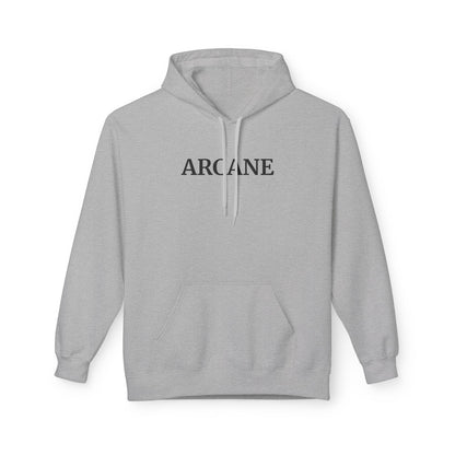 ARCANE Hoodie (Brustprint) – Unisex Midweight Fleece | Nachhaltige Streetwear mit Komfort & Stil