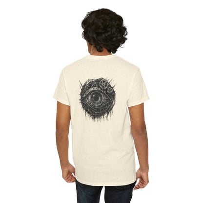 Biomechanisches Auge T-Shirt Unisex – Cyberpunk Zahnräder & Drähte Design | Futuristisches Cyborg Shirt für Sci-Fi & Gothic Fans
