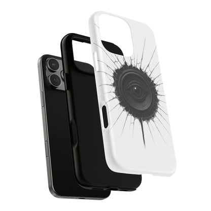 Surreal Eye Speaker Handyhülle – Kreatives Lautsprecher-Augen Design für Musik- & Kunstfans – Schutzhülle für iPhone & Android"