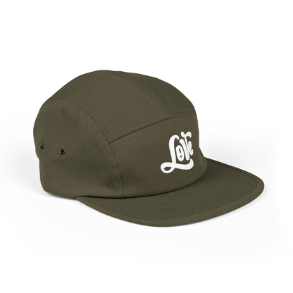 Love – 5-Panel Cap mit Stickerei