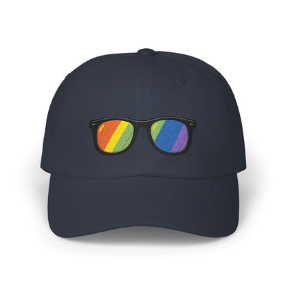 Regenbogen Sonnenbrille Cap – Stylische Unisex Snapback für Pride, Festivals & Streetwear