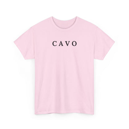 CAVO T-Shirt (Brustprint) – Unisex Heavy Cotton Tee | Nachhaltige Streetwear aus 100% Baumwolle
