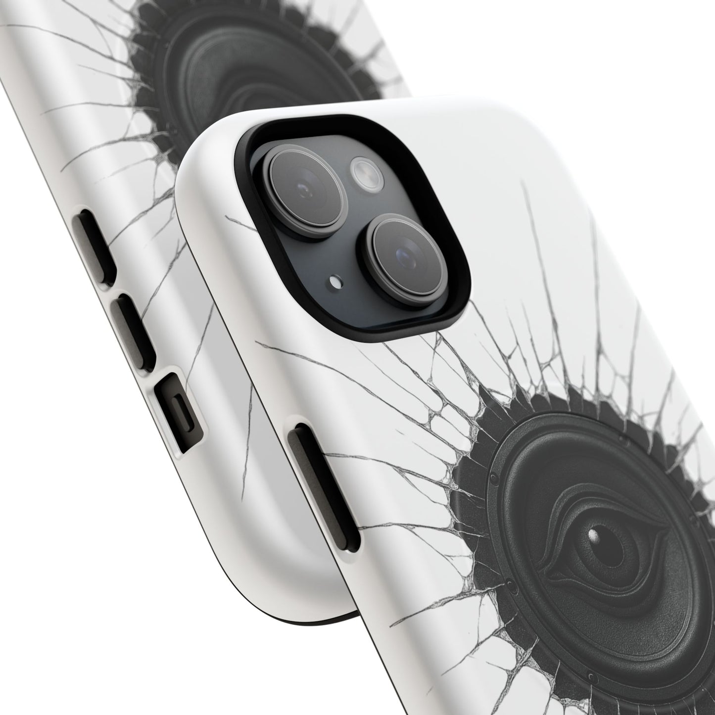 Surreal Eye Speaker Handyhülle – Kreatives Lautsprecher-Augen Design für Musik- & Kunstfans – Schutzhülle für iPhone & Android"