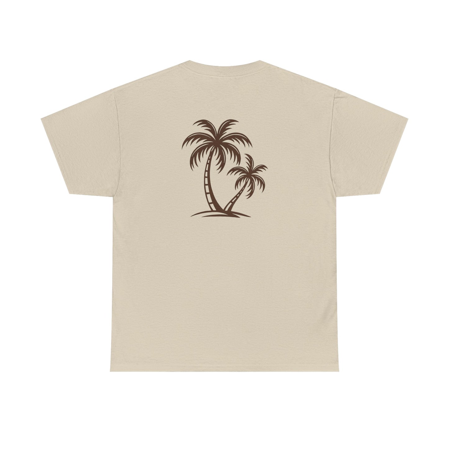 Palmen T-Shirt Unisex – Sommerliches Strandmotiv im Boho Look | Tropisches Design aus 100 % Baumwolle