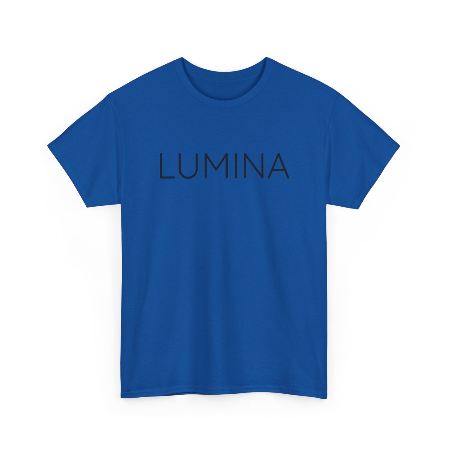LUMINA T-Shirt Unisex (Brustprint) – Nachhaltiges Heavy Cotton Tee aus 100% Baumwolle, Streetwear Basic & Geschenkidee