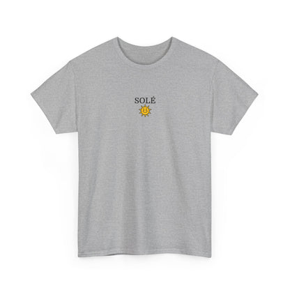 SOLÉ T-Shirt (Brustprint) – Unisex Heavy Cotton Tee | Nachhaltige Streetwear aus 100% Baumwolle