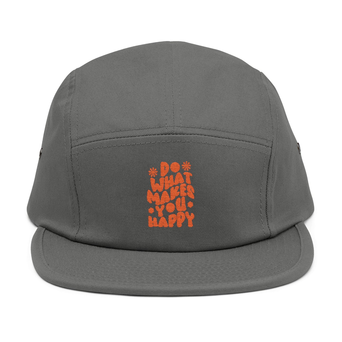Do What Makes You Happy – 5-Panel Cap mit Stickerei