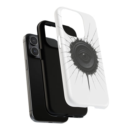 Surreal Eye Speaker Handyhülle – Kreatives Lautsprecher-Augen Design für Musik- & Kunstfans – Schutzhülle für iPhone & Android"