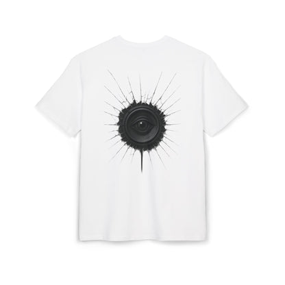 Surreal Sound T-Shirt – Lautsprecher mit Auge Design im Black & White Look – Unisex Streetwear für Musik- & Kunstfans