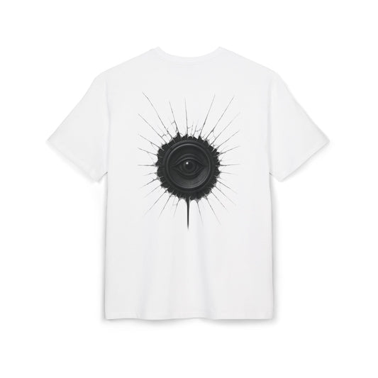 Surreal Sound T-Shirt – Lautsprecher mit Auge Design im Black & White Look – Unisex Streetwear für Musik- & Kunstfans
