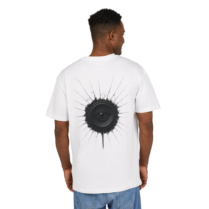 Surreal Sound T-Shirt – Lautsprecher mit Auge Design im Black & White Look – Unisex Streetwear für Musik- & Kunstfans
