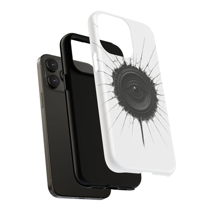 Surreal Eye Speaker Handyhülle – Kreatives Lautsprecher-Augen Design für Musik- & Kunstfans – Schutzhülle für iPhone & Android"