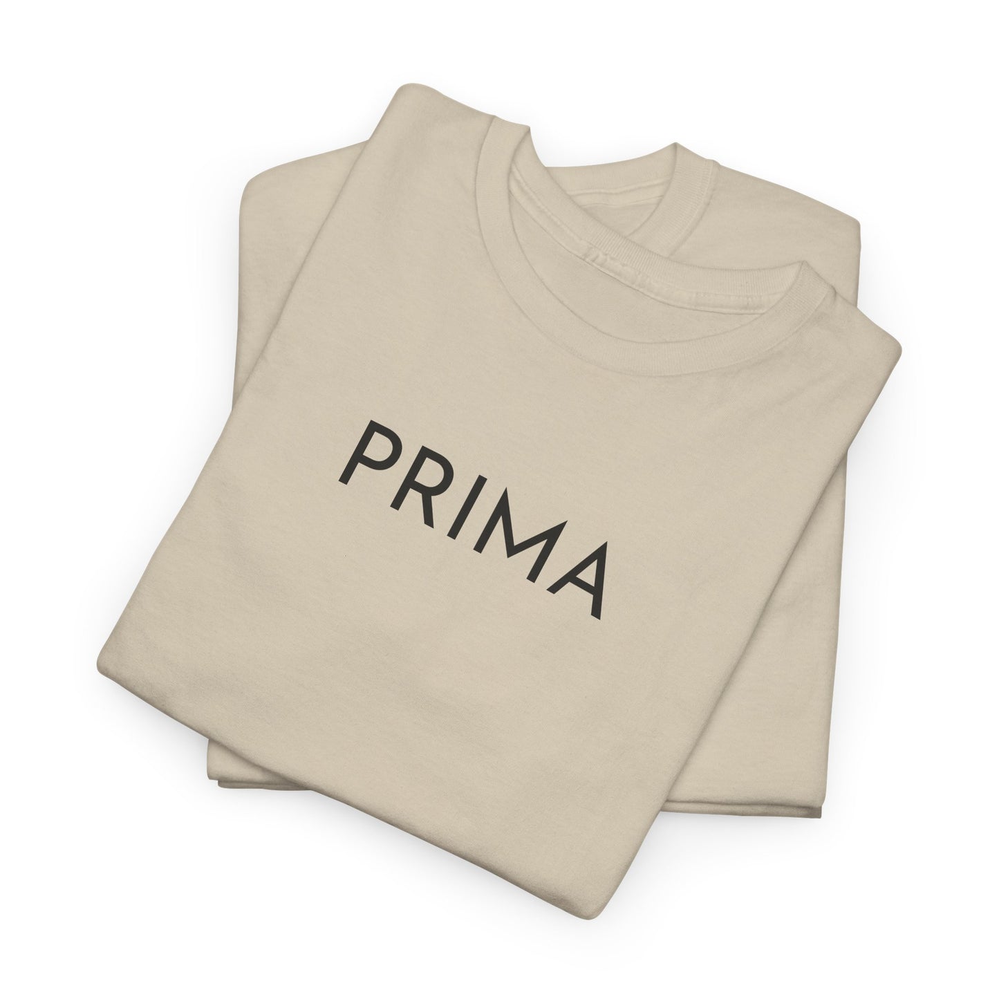 PRIMA T-Shirt (Brustprint) – Unisex Heavy Cotton Tee | Nachhaltige Streetwear aus 100% Baumwolle