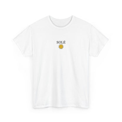 SOLÉ T-Shirt (Brustprint) – Unisex Heavy Cotton Tee | Nachhaltige Streetwear aus 100% Baumwolle