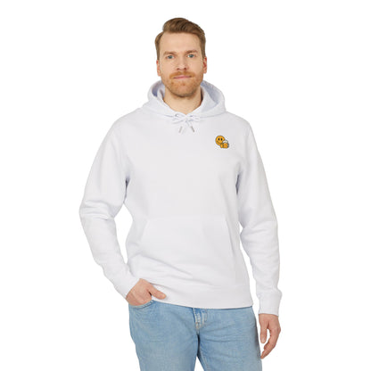 Bier Smiley Hoodie (Brustprint) – Witziger Kapuzenpullover für Männer & Frauen | Party Outfit