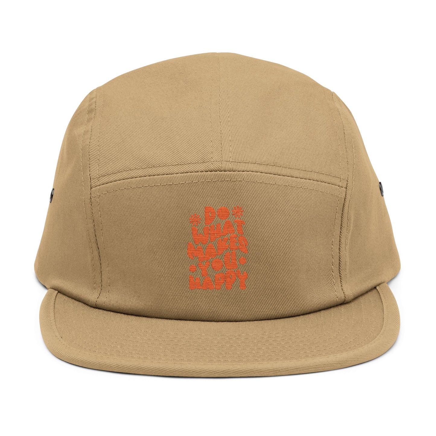 Do What Makes You Happy – 5-Panel Cap mit Stickerei