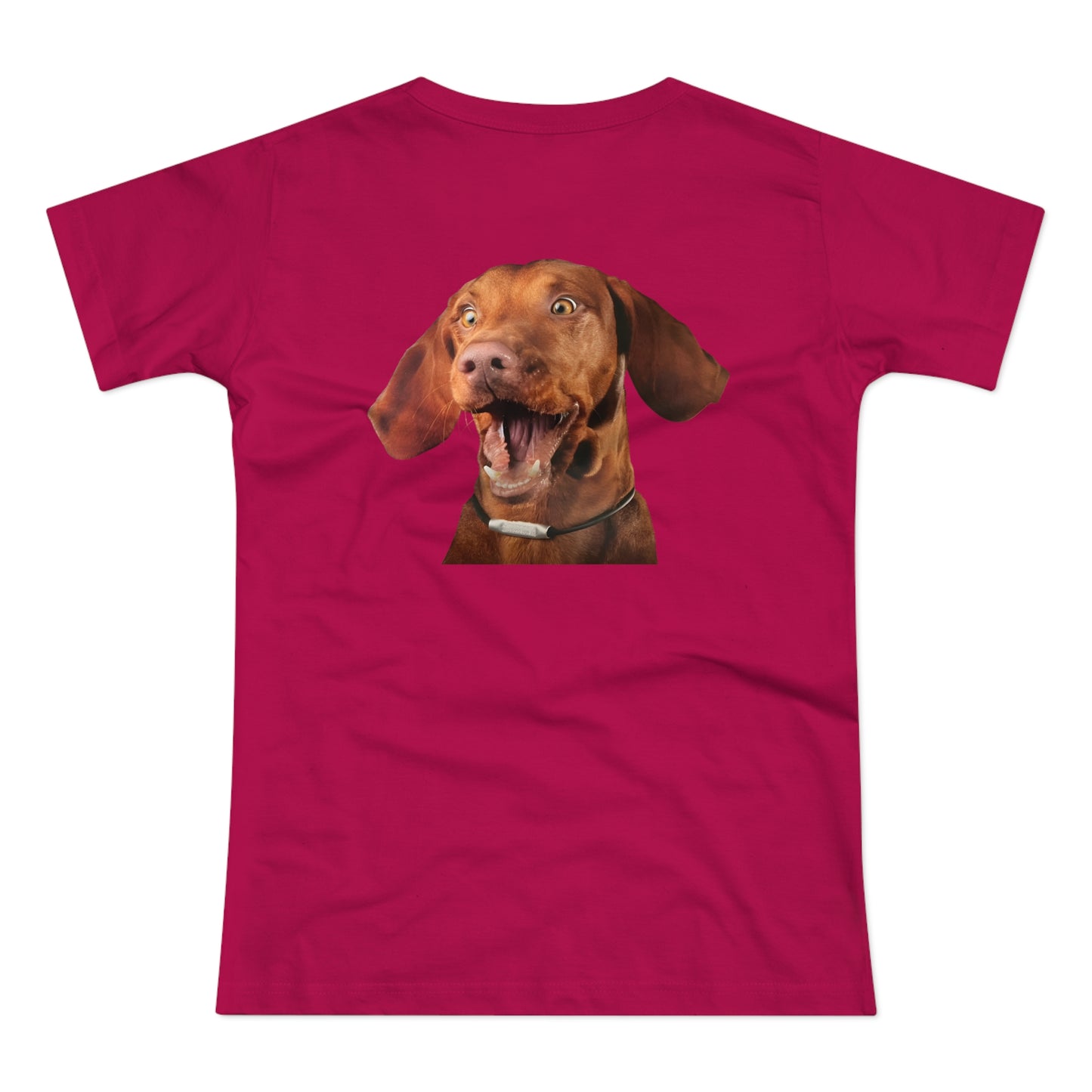 Happy Vizsla – Lustiges Hunde T-Shirt mit Vizsla-Motiv | Geschenk für Hundefans & Tierfreunde